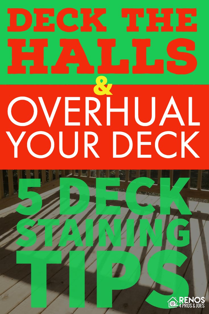 wood deck with shadow with text overlay